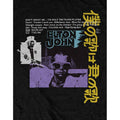 Schwarz - Side - Elton John - T-Shirt für Herren-Damen Unisex