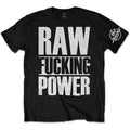 Schwarz-Weiß - Front - Iggy & The Stooges - "Raw" T-Shirt für Herren-Damen Unisex