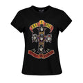 Schwarz - Front - Guns N Roses - "Appetite For Destruction" T-Shirt für Damen