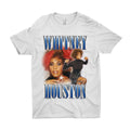 Weiß - Front - Whitney Houston - "90s Homage" T-Shirt für Herren-Damen Unisex