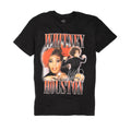 Schwarz - Front - Whitney Houston - "90s Homage" T-Shirt für Herren-Damen Unisex