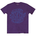 Violett - Front - The Rolling Stones - "70s" T-Shirt Logo für Herren-Damen Unisex