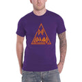 Violett - Front - Def Leppard - "Classic" T-Shirt für Herren-Damen Unisex