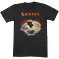 Schwarz - Front - Rainbow - "Rising" T-Shirt für Herren-Damen Unisex