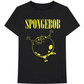 Schwarz - Back - SpongeBob SquarePants - "Inflated" T-Shirt für Herren-Damen Unisex