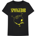 Schwarz - Front - SpongeBob SquarePants - "Inflated" T-Shirt für Herren-Damen Unisex