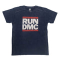 Marineblau - Front - Run DMC - T-Shirt Gewaschen für Herren-Damen Unisex