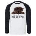 Weiß-Schwarz - Front - You Me At Six - T-Shirt für Herren-Damen Unisex  Raglanärmel