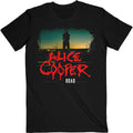 Schwarz - Front - Alice Cooper - "Back Road" T-Shirt für Herren-Damen Unisex