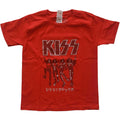 Rot - Front - Kiss - "Destroyer" T-Shirt für Kinder