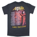Schwarz - Back - Anthrax - "Bloody Eagle World Tour 2018" T-Shirt für Herren-Damen Unisex