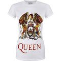 Weiß - Front - Queen - "Classic" T-Shirt für Damen