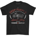 Schwarz - Front - Deep Purple - "Speed King" T-Shirt für Herren-Damen Unisex