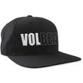 Schwarz-Weiß - Front - Volbeat - Snapback Mütze für Herren-Damen Unisex