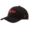 Schwarz-Rot - Front - Tokyo Time - "Pride" Baseball-Mütze Logo für Herren-Damen Unisex