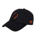 Schwarz-Orange - Side - Tokyo Time - Baseball-Mütze für Herren-Damen Unisex