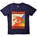 Marineblau - Front - Imagine Dragons - T-Shirt für Herren-Damen Unisex