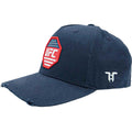 Marineblau-Rot - Side - Tokyo Time - Baseball-Mütze Logo für Herren-Damen Unisex