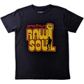 Schwarz - Front - James Brown - "Raw Soul" T-Shirt für Herren-Damen Unisex