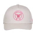 Grau-Pink - Front - Tokyo Time - Baseball-Mütze Logo für Herren-Damen Unisex
