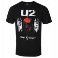 Schwarz-Rot - Front - U2 - "Songs Of Innocence" T-Shirt für Herren-Damen Unisex