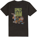 Schwarz - Front - Space Jam - "Tune Squad" T-Shirt für Herren-Damen Unisex