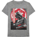 Grau - Front - Star Wars - "Darth Rock Three" T-Shirt für Herren-Damen Unisex