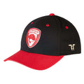 Schwarz-Rot - Back - Tokyo Time - Baseball-Mütze für Herren-Damen Unisex