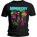 Schwarz - Front - Ministry - "Trippy Al" T-Shirt für Herren-Damen Unisex