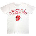 Weiß - Back - The Rolling Stones - "Hackney Diamonds" T-Shirt für Herren-Damen Unisex