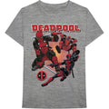 Grau - Front - Deadpool - T-Shirt für Herren-Damen Unisex
