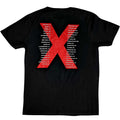 Schwarz - Back - INXS - "US Tour" T-Shirt für Herren-Damen Unisex