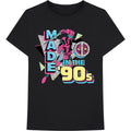 Schwarz - Front - Deadpool - "Made In The 90s" T-Shirt für Herren-Damen Unisex
