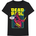 Schwarz - Front - Deadpool - "Comic Merc" T-Shirt für Herren-Damen Unisex