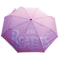 Pink-Weiß - Front - The Beatles - Faltbarer Regenschirm Drop-T-Logo