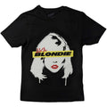 Schwarz - Front - Blondie - "AKA Eyestrip" T-Shirt für Herren-Damen Unisex