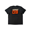 Schwarz-Orange - Back - U2 - "360 Degree Tour 2009" T-Shirt Logo für Herren-Damen Unisex