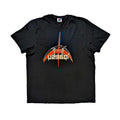 Schwarz-Orange - Front - U2 - "360 Degree Tour 2009" T-Shirt Logo für Herren-Damen Unisex