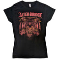 Schwarz - Front - Alter Bridge - "Fortress Batwing Eagle" T-Shirt für Damen