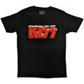 Schwarz - Front - Kiss - "Holiday" T-Shirt für Herren-Damen Unisex