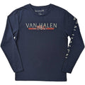Marineblau - Front - Van Halen - "84 Tour" T-Shirt für Herren-Damen Unisex  Langärmlig
