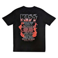 Schwarz - Back - Kiss - "End Of The Road Tour" T-Shirt für Herren-Damen Unisex
