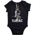 Schwarz - Front - Tupac Shakur - "Praying" Strampler für Baby