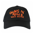 Schwarz-Orange - Front - Guns N Roses - "Was Here" Baseball-Mütze für Herren-Damen Unisex