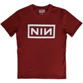 Rot - Front - Nine Inch Nails - "Classic" T-Shirt für Herren-Damen Unisex
