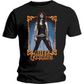 Schwarz - Front - Alice Cooper - "Whip" T-Shirt Gewaschen für Herren-Damen Unisex