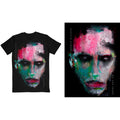 Schwarz - Front - Marilyn Manson - "We Are Chaos" T-Shirt für Herren-Damen Unisex