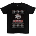 Schwarz - Front - The Offspring - "Bad Times" T-Shirt für Herren-Damen Unisex - weihnachtliches Design