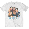 Weiß - Front - Take That - T-Shirt für Herren-Damen Unisex