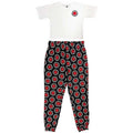 Schwarz-Weiß-Rot - Front - Red Hot Chilli Peppers - "Classic" Schlafanzug für Damen